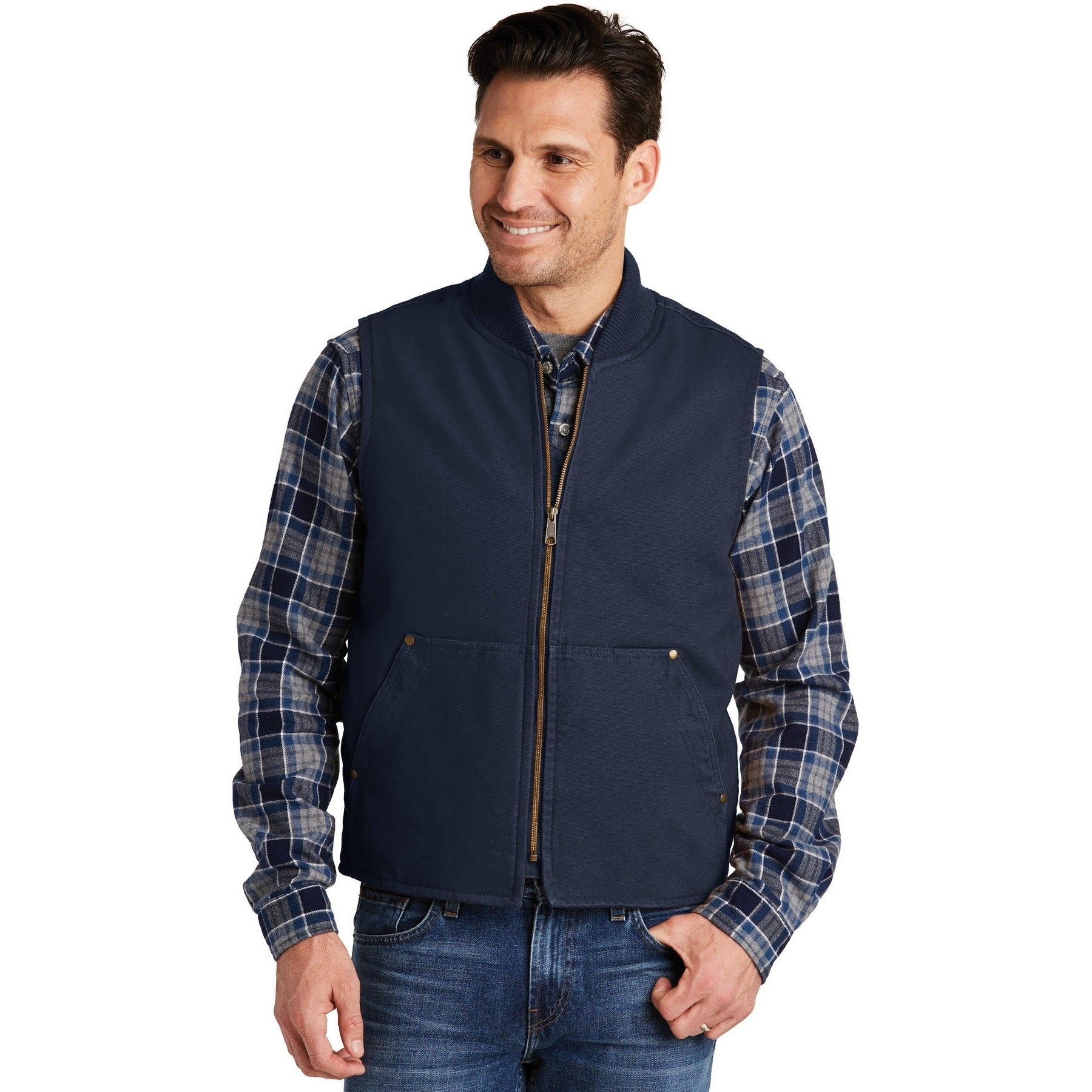 CornerStone-CornerStone® Washed Duck Cloth Vest. CSV40-MedTech-3